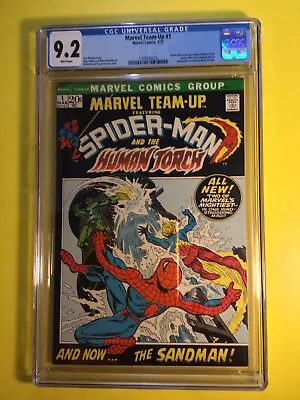Buy Marvel Team-Up #1 1st Issue 1st Misty Knight CGC 9.2 White Pages Marvel 1972 • 413.92£