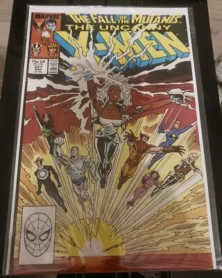 Buy Uncanny X-Men #227 Marvel 1988 1st Full Adversary SILVESTRI , • 2.40£