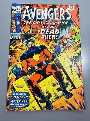Buy The Avengers #89 June 1971 Marvel Comics *VFNM 9.0* 1st Print • 71.95£