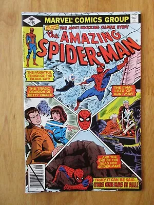 Buy AMAZING SPIDER-MAN #195 (1979) **Key!** (VF) *White Pgs! Very Bright & Glossy!* • 23.68£