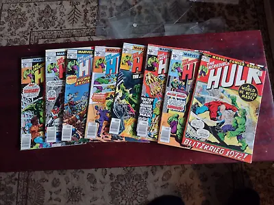 Buy The Incredible Hulk #155 211 213 214 215 219 220 221 1972-1978 Lot Of 8 Comics • 38.25£