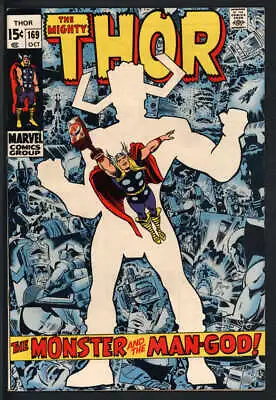 Buy Thor #169 5.5 // Origin Of Galactus Concludes Marvel Comics 1969 • 74.43£