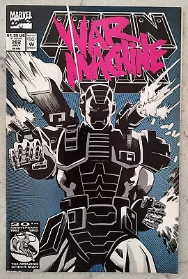 Buy Iron Man #282 - Classic 1st Cover War Machine - Marvel 1992 • 32.17£
