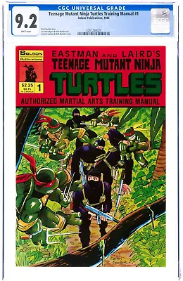 Buy Teenage Mutant Ninja Turtles Training Manual #1 Solson Publications 1986 CGC 9.2 • 89.99£