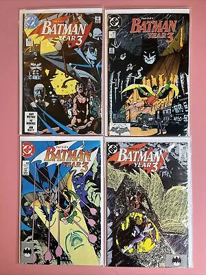Buy DC Comics. Batman. Year 3. #436-439 All 4 Comics (DC 1989). Bagged & Boarded • 25£