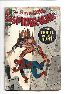 Buy Amazing Spider-man #34, Reader Copy, Kraven The Hunter • 35.48£