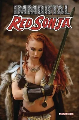Buy IMMORTAL RED SONJA #5 - Cosplay Cover E - NM - Dynamite - Presale 08/17 • 2.99£