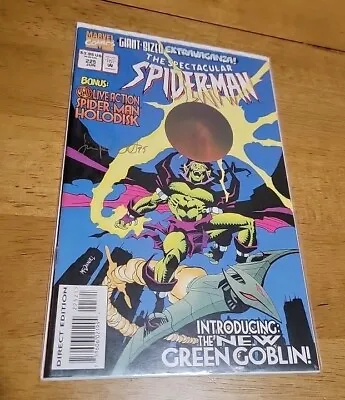 Buy The Spectacular Spider-Man #225 1995 Marvel Comics Comic Signed J. Palmiotti • 7.96£