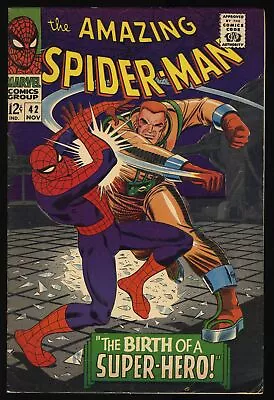 Buy Amazing Spider-Man #42 FN 6.0 1st Appearance Mary Jane Watson! Marvel 1966 • 161.28£