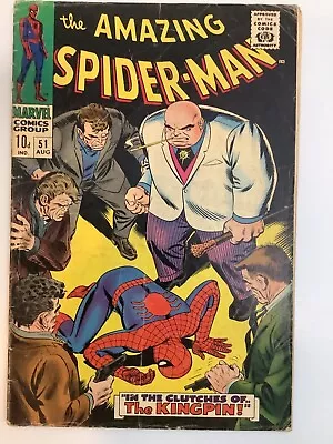 Buy Amazing Spider-Man #51 (1967)  Stan Lee / John Romita (Good) • 70£