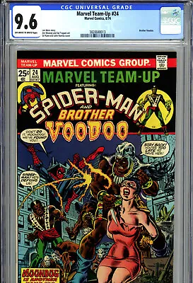Buy Marvel Team-Up #24 (1974) Marvel CGC 9.6 OW/White Brother Voodoo • 137.57£
