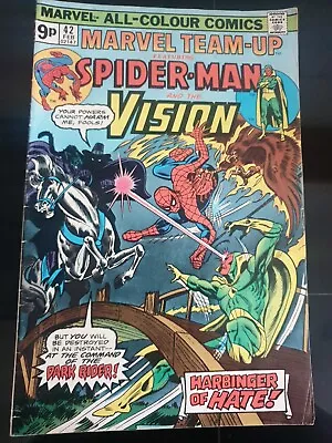 Buy Marvel Team-Up #42 1976 Spider-Man And The Vision HARBINGER OF HATE • 2.99£