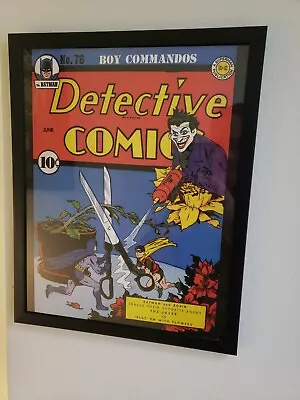 Buy DC Comics Series Detective Comics #76 Batman Joker Framed 11x14  Poster Print  • 26.60£
