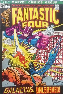 Buy 1972 Fantastic Four 122 Real Original Rare Marvel Comics Comic • 17.12£
