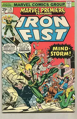 Buy Marvel Premiere Featuring Iron Fist  #25 VF  Mind Storm Marvel Comics   SA • 11.85£