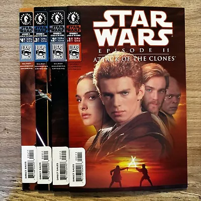 Buy Star Wars Episode 2 Attack Of The Clones Complete Dark Horse Comics 1 2 3 4  • 26.35£