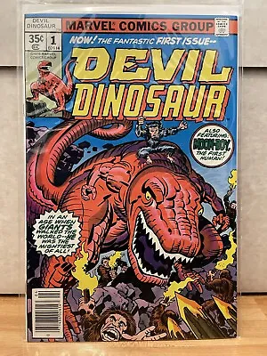 Buy Devil Dinosaur 1 (1978) - Marvel Key 1st Devil Dinosaur 1st Moon-boy VF/NM • 49.99£
