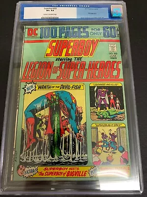 Buy Superboy #202 * Cgc 8.5 * (dc, 1974) Cockrum!!  Grell!!  100 Page Giant • 79.12£