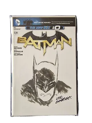 Buy DC New 52 Batman #0 Variant Signed And Sketch By Lee Garbett • 99.99£