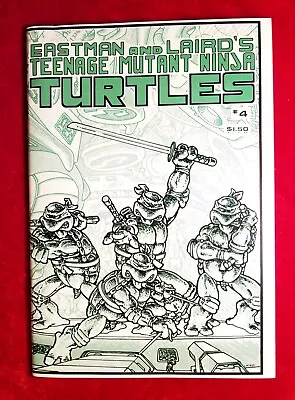 Buy 1985 TEENAGE MUTANT NINJA TURTLES 4 1st Print EASTMAN LAIRD TMNT UNREAD Key 80s • 181.83£