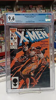 Buy UNCANNY X-MEN #212 (Marvel Comics, 1986) CGC Graded 9.6 ~ White Pages • 70.96£