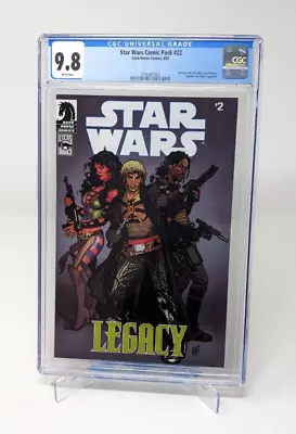 Buy Star Wars Comic Pack #22 CGC 9.8 Dark Horse Comics 2007 Low Census Legacy #2 • 160.08£