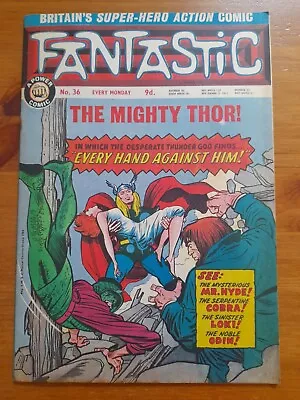 Buy Fantastic #36 Oct 1967 VGC- 3.5 Power Comic Reprints Journey Into Mystery #110 • 9.99£