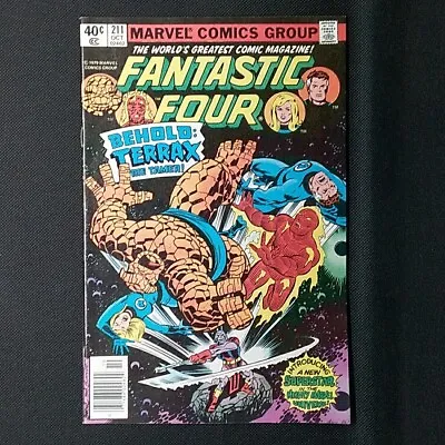 Buy Fantastic Four #211 Marvel 1979 ✨ 1st Appearance Terrax The Tamer Galactus VFNM  • 27.67£