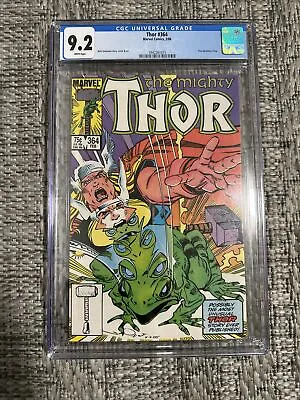 Buy Thor #364 CGC 9.2 (1986) Graded - Thor Becomes A Frog • 39.58£