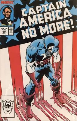 Buy Captain America #332D VG+ 4.5 1987 Stock Image Low Grade • 6.80£