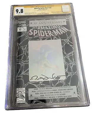 Buy Amazing Spider-Man #365 CGC 9.8 Signed By Rick Leonardi 1st Appearance Of 2099 • 276.71£