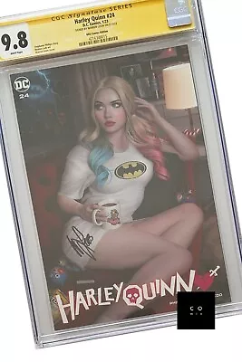 Buy Harley Quinn #24 CGC SS 9.8 Warren Louw Signed KRS Comics Exclusive DC Comics 🔥 • 299.99£