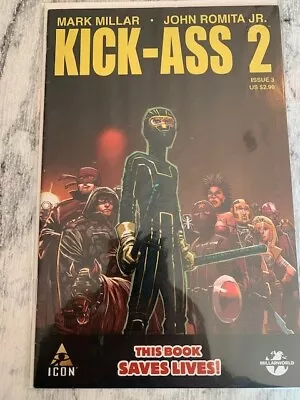 Buy Kick Ass 2 3 Icon Comics 2010 Mark Millar John Romita JR VF 1st Print Hot Series • 4.99£
