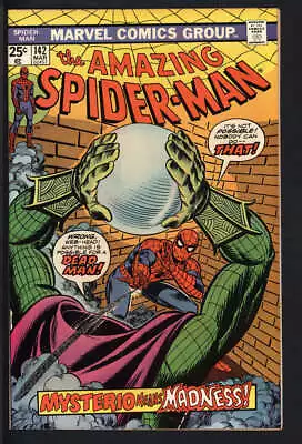 Buy Amazing Spider-man #142 9.2 // Mysterio Appearance Marvel Comics 1975 • 84.75£