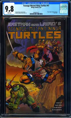 Buy Teenage Mutant Ninja Turtles #47 CGC 9.8 White Pages L@@K! • 402.14£