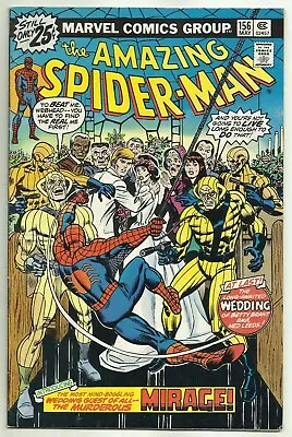Buy THE AMAZING SPIDER-MAN #156 (1st Appearance Of Mirage) Marvel Comics, 1976 • 10.39£