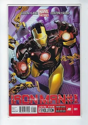 Buy Iron Man # 1 Marvel Comics High Grade Jan 2013 NM+ • 4.95£