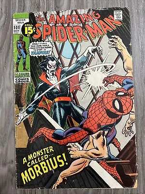 Buy Amazing Spider-Man #101 - 1st Morbius Marvel 1971 Comics • 197.89£