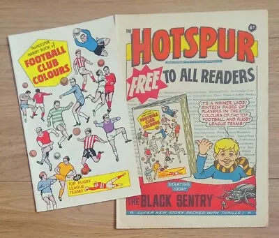 Buy The Hotspur Comic #521 With Free Gift Handy Book Of Football Club Colours 1969 • 15£
