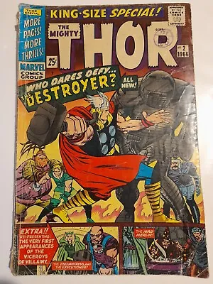 Buy Thor Annual #2 Jan 1966 Good 2.0 Includes Reprint Of Journey Into Mystery #103 • 14.99£