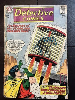 Buy Detective Comics #313 (Batman, Robin, Martian Manhunter) Silver Age 1963! • 32.02£