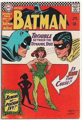 Buy Batman #181 1966 1st Appearance Poison Ivy No Poster Vg Silver Age Dc Comics • 329.95£