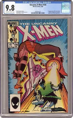 Buy Uncanny X-Men #194 CGC 9.8 1985 4360674012 • 80.06£