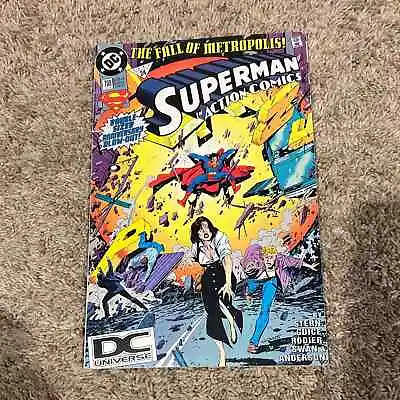 Buy Action Comics #700 Superman Supergirl DC Universe Logo UPC Variant 1994 • 7.88£