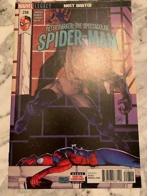 Buy Spectacular Spiderman 298 Kubert Variant - Marvel Legacy 2017 Hot NM 2nd Print • 3.99£