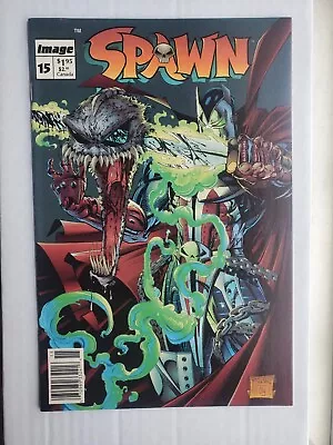Buy Spawn #15 Newsstand 1:100 Rare Medieval Spawn Appearance Image Comics 1993 • 23.99£