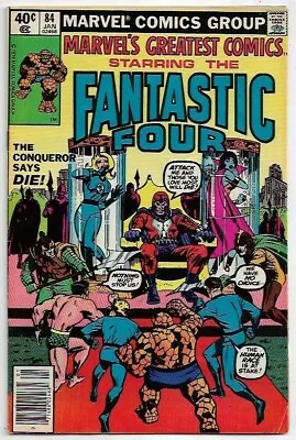 Buy Marvel's Greatest Comics #84 Reprints Fantastic Four #104 VG/FN (1980) Marvel • 5£