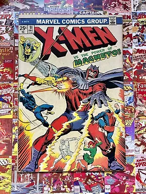 Buy X-Men #91 (Dec 74) - Reprints #43 Featuring Magneto -  Marvel Bronze Age Comics • 9.95£