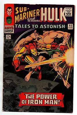 Buy Tales To Astonishing #82 - Namor Vs Iron Man - Hulk - 1966 - VG • 16.82£