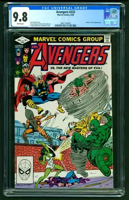 Buy Avengers #222 CGC 9.8   NM-MT 8/1982 Marvel Masters Of Evil App • 79.15£